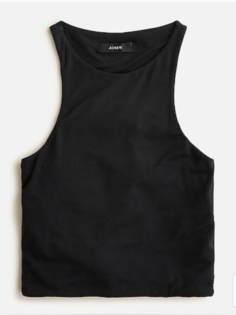 J.crew FormKnit high-neck cutaway tank